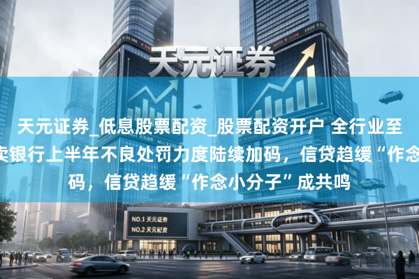 天元证券_低息股票配资_股票配资开户 全行业至少5000亿，买卖银行上半年不良处罚力度陆续加码，信贷趋缓“作念小分子”成共鸣